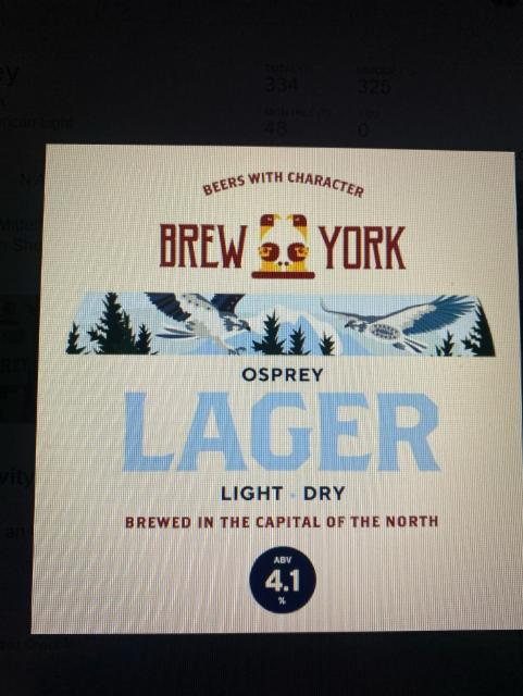 Osprey 4.1%, Brew York, England