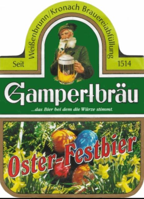 Oster-Festbier 5.5%, Gampertbräu, Germany