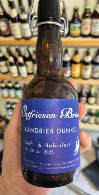 OSTFRIESENBRÄU LANDBIER DUNKEL DELFT&HAFENFEST, Friesenbräu Privatbrauerei (Ostfriesen Bräu)