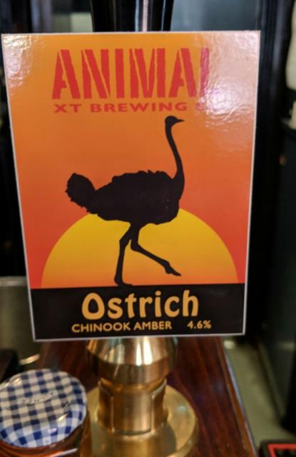 Ostrich 4.6%, Animal Brewing Co., England