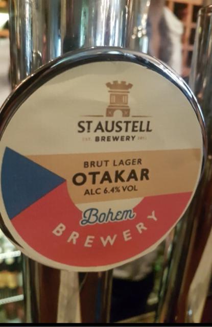 Otakar 6.4%, Bohem Brewery, England