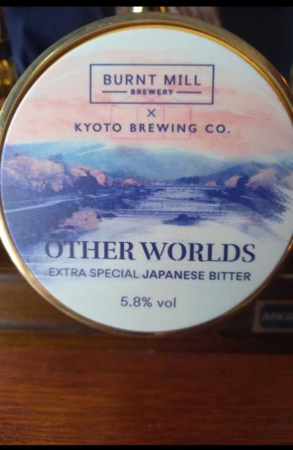 Other Worlds 5.8%, Burnt Mill Brewery, England