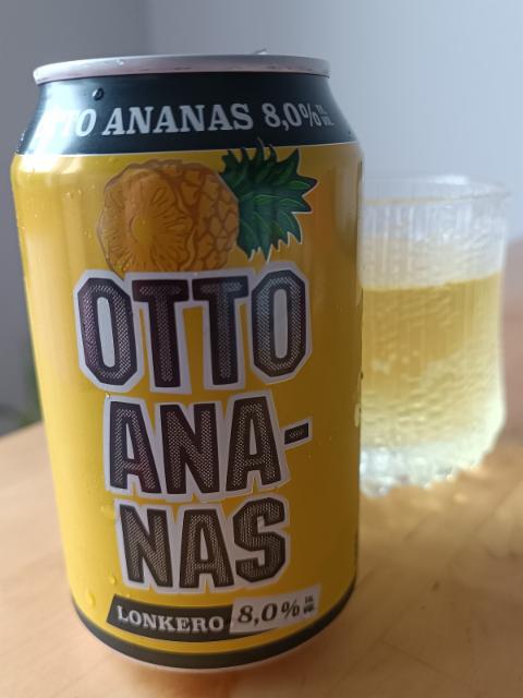 Otto ananas 8,0%, Hartwall (Royal Unibrew), Finland