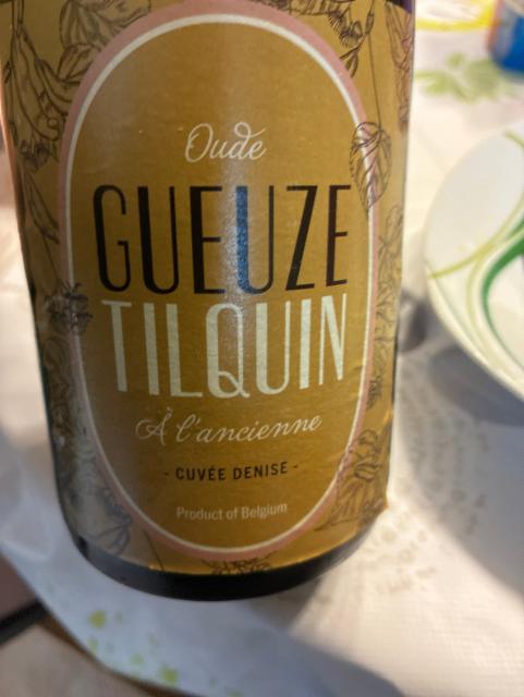 Oude geuze tilquin cuvée Denise, Gueuzerie Tilquin
