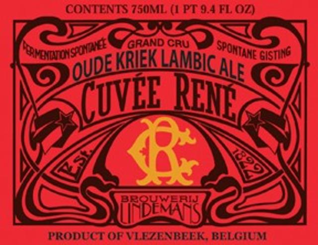 Oude Kriek Cuvée René (2021) 7.0%, Brouwerij Lindemans, Belgium