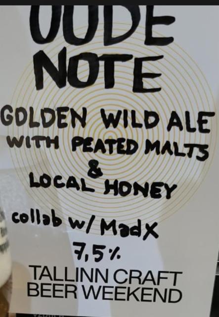 Oude Note 7.5%, B* Bop Fermentory, Hungary