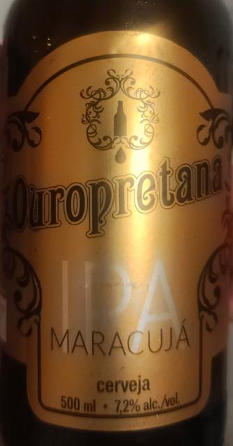 ourorepretana ipa maracujá 7.2%, Ouropretana, Brazil