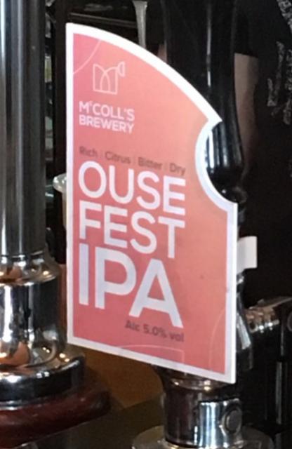 Ousefest 5.0%, McColl's Brewery, England