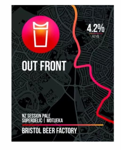 out front 4.2%, Bristol Beer Factory, England
