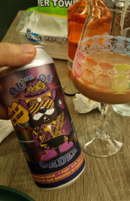 out of order: cream of the crop 6.2%, RAR Brewing, United States