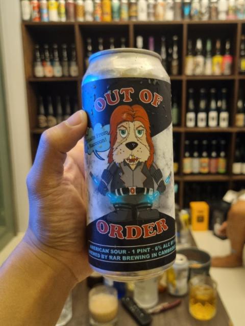 out of order: emails from a racoon! 6.0%, RAR Brewing, United States