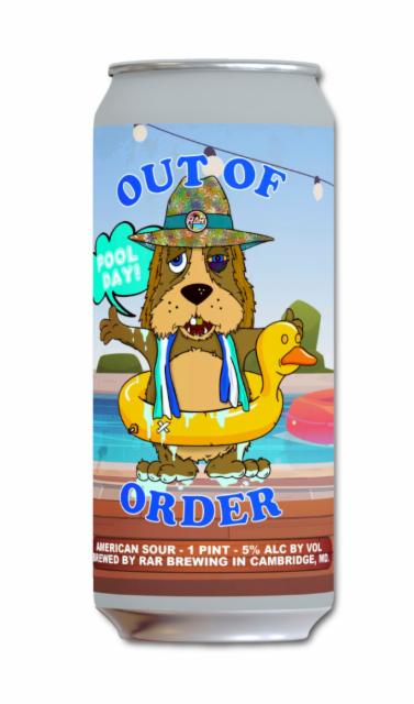 Out of order: Pool day! 5.0%, RAR Brewing, United States