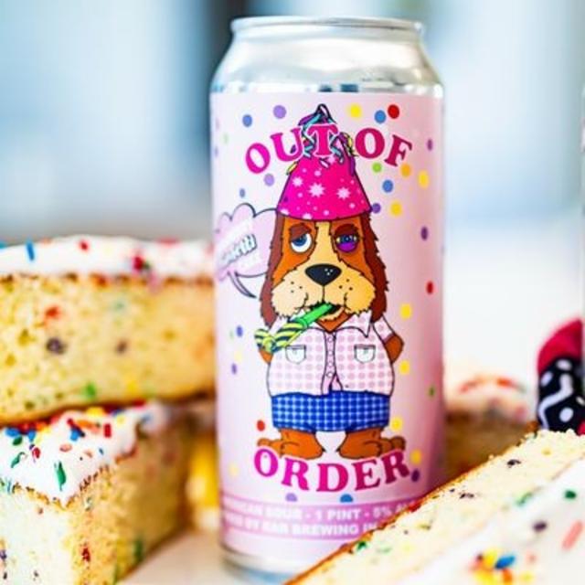 Out of order: strawberry funfetti cake 5.0%, RAR Brewing, United States