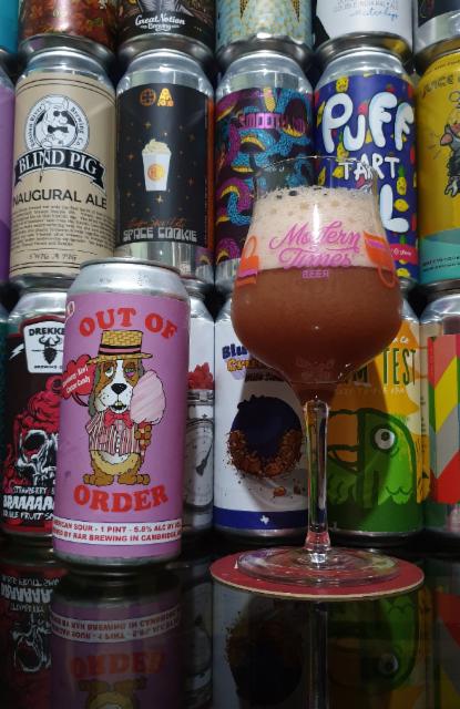 out of order: Strawberry, Kiwi, Cotton Candy 5.8%, RAR Brewing, United States