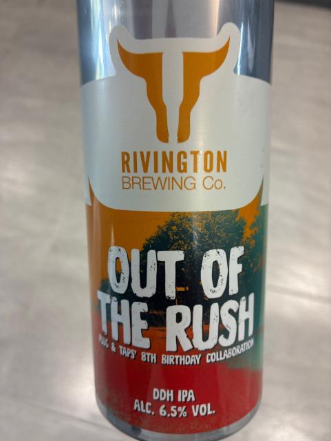 Out of the rush 6.5%, Rivington Brewing Co., England