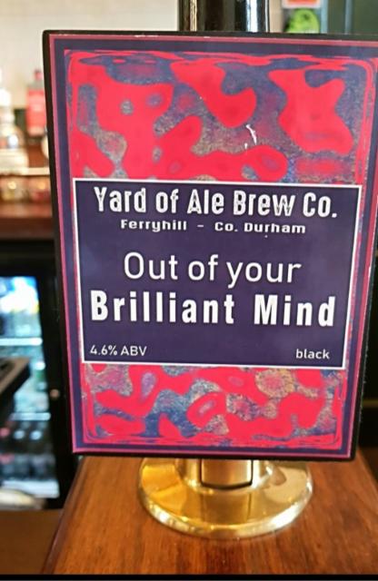 Out Of Your Brilliant Mind 4.6%, Yard Of Ale Brew Co., England