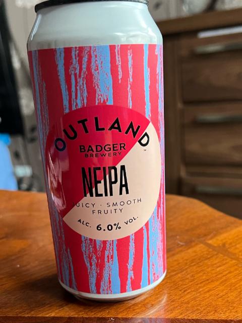 Outland NEIPA, Badger Brewery (Hall & Woodhouse)