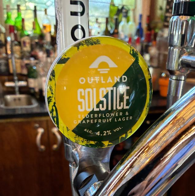 Outland solstice 4.2%, Badger Brewery (Hall & Woodhouse), England