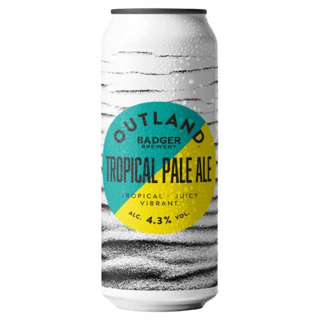 Outland Tropical Pale Ale 4.3%, Badger Brewery (Hall & Woodhouse), England