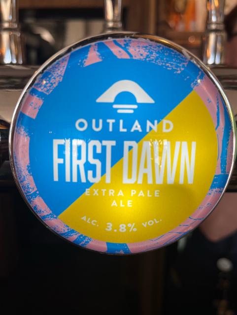 Outlander First Dawn 3.8%, Badger Brewery (Hall & Woodhouse), England
