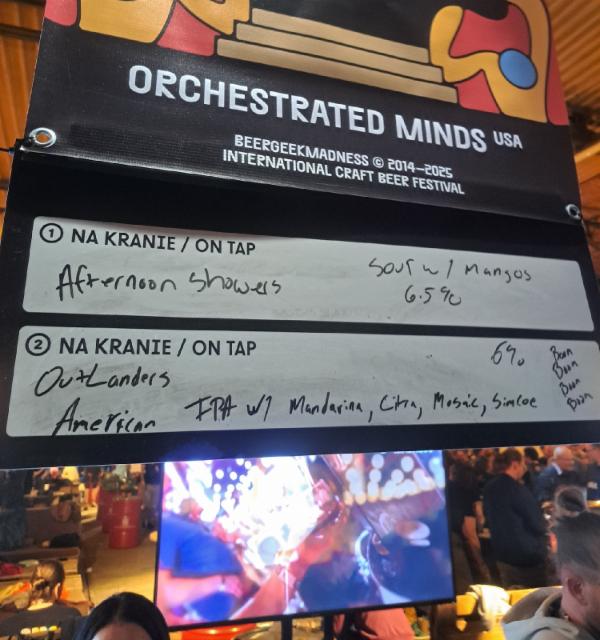 Outlanders 6.0%, Orchestrated Minds Brewing, United States