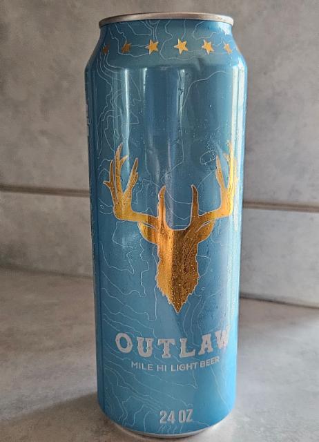 outlaw mile hi light beer 4.2%, Tivoli Brewing Company, United States