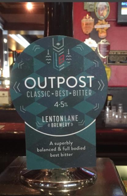 Outpost 4.5%, Lenton Lane Brewery, England