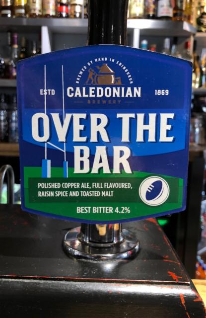 Over The Bar 4.2%, Caledonian Brewing, Scotland