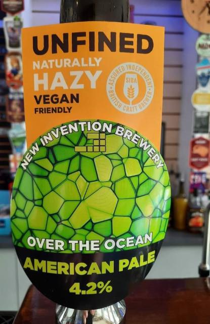 over the ocean 4.2%, New Invention Brewery, England