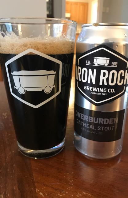 Overburden 4.9%, Iron Rock Brewery, Canada
