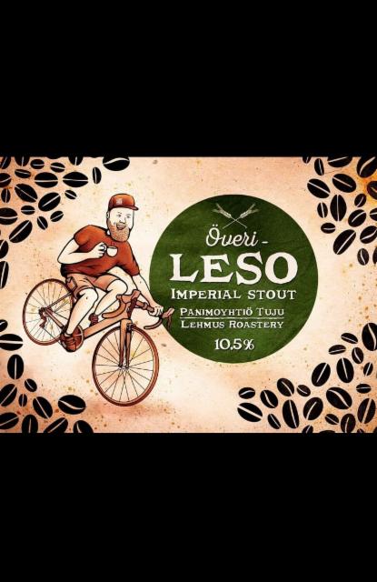 Överi-Leso Imperial Stout 10.5%, Panimoyhtiö Tuju, Finland
