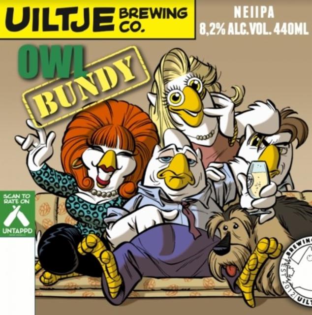 Owl Bundy 8.2%, Uiltje Brewing Co, Netherlands