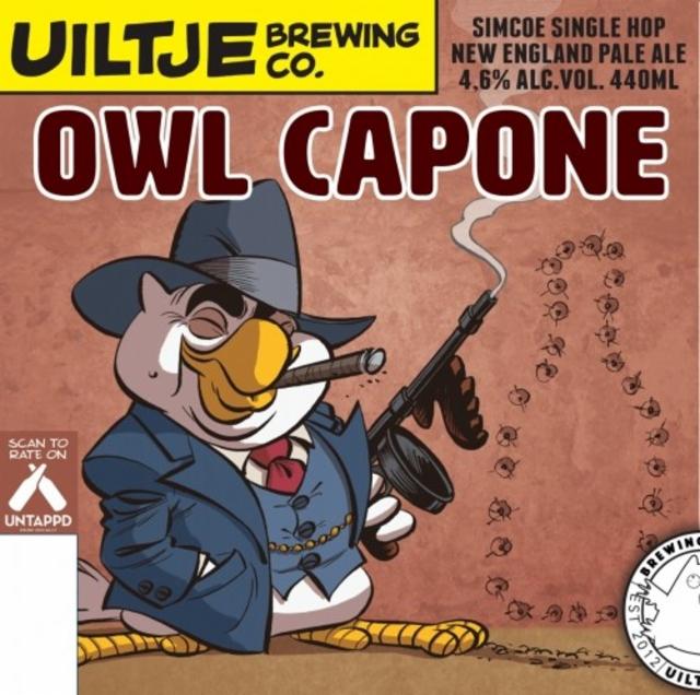 Owl Capone 4.6%, Uiltje Brewing Co, Netherlands