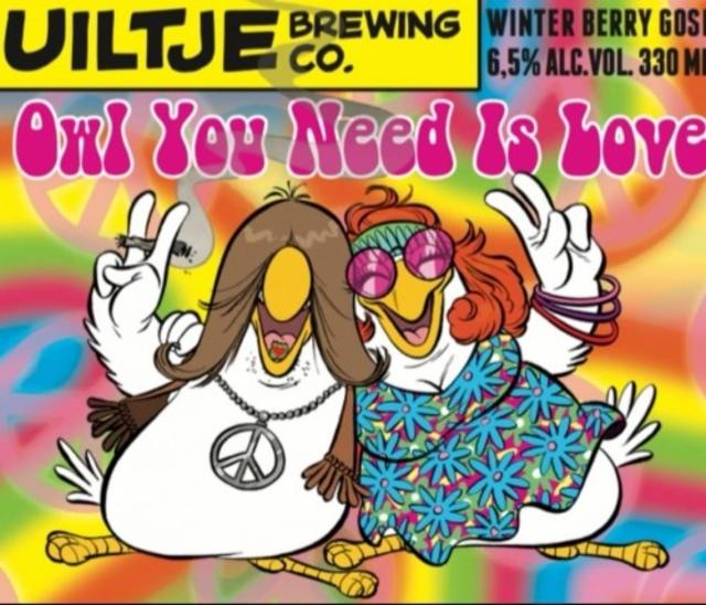 Owl You Need Is Love 6.5%, Uiltje Brewing Co, Netherlands