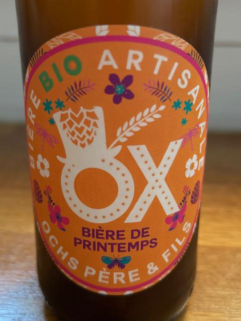OX Bière de printemps 6.0%, Brasserie OX - Ochs Père & Fils (Marcoussis), France