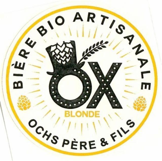 OX Blonde 6.0%, Brasserie OX - Ochs Père & Fils (Marcoussis), France