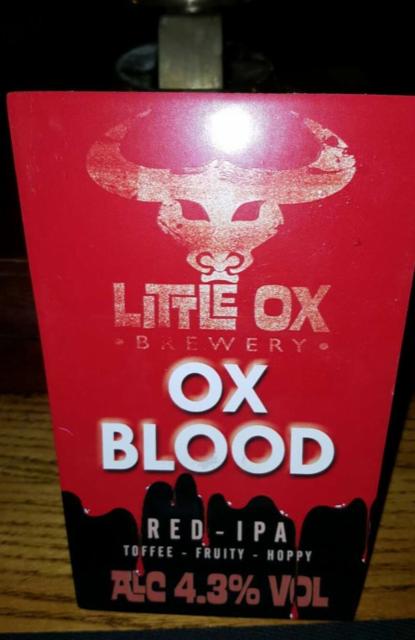 Ox Blood 4.3%, Little Ox Brewery, England
