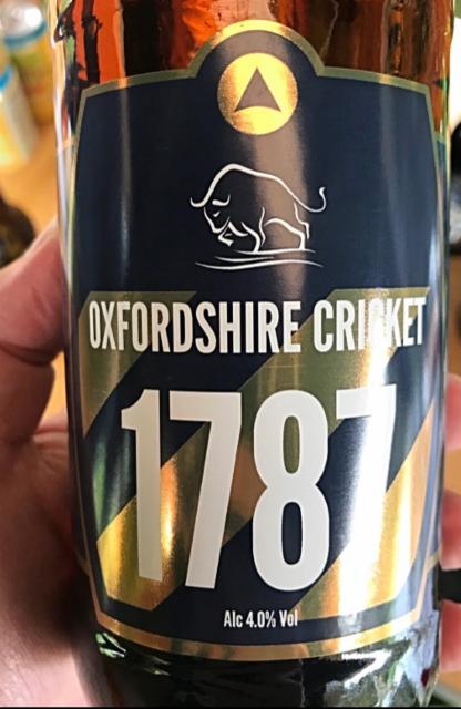 Oxfordshire Cricket 1787 4.0%, Chadlington Brewery Limited, England