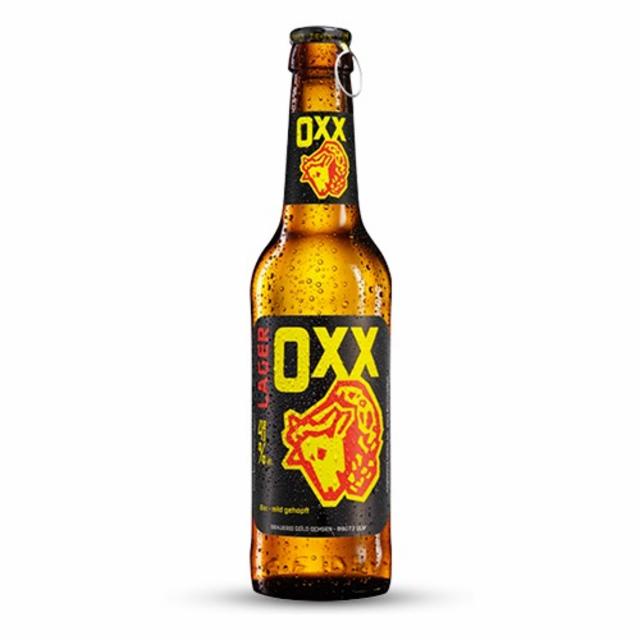 Oxx Lager 4.8%, Brauerei Gold Ochsen, Germany