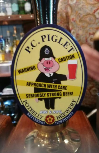 P.C.Piglet 9.9%, Potbelly Brewery Limited, England