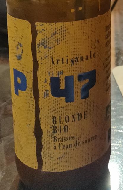 P47 Blonde 5.5%, Brasserie Carteron (La Trop & La P'tite Brasserie De Provence), France