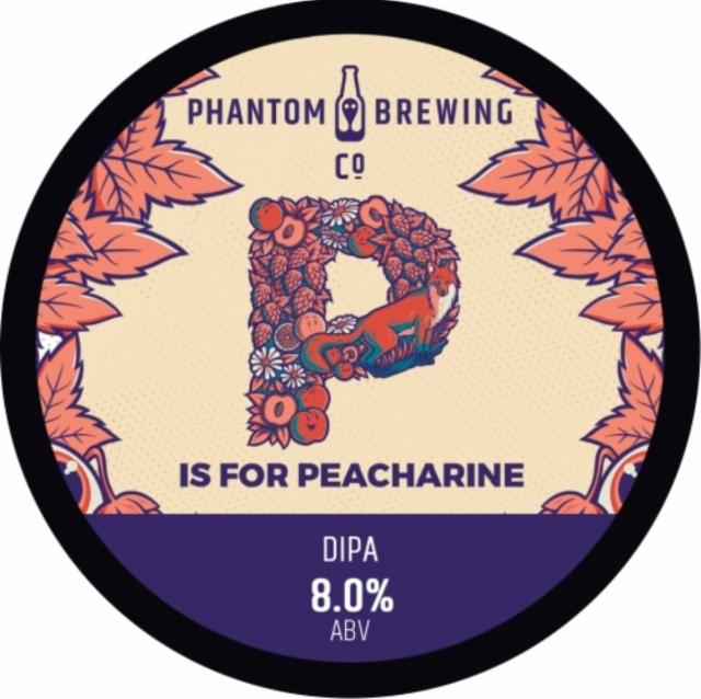 P is For Peacharine 8.0%, Phantom Brewing Co., England