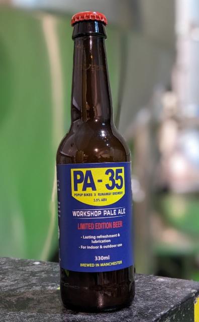 PA-35 Workshop pale 3.5%, The Runaway Brewery, England