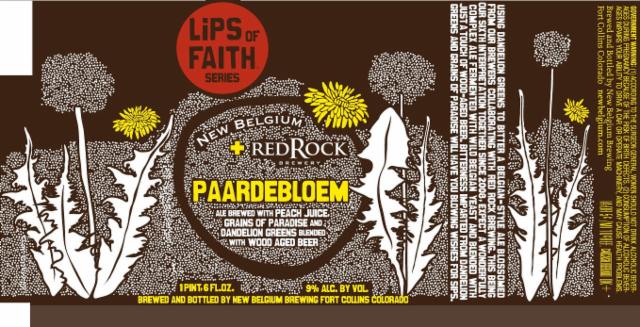 Paardebloem (Lips of Faith) 9.0%, New Belgium Brewing Company, United States