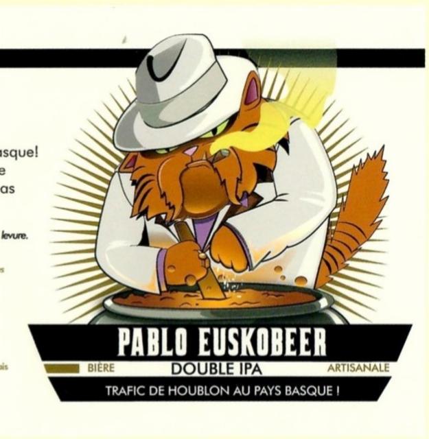 Pablo Euskobeer Double IPA 8.0%, Brasserie Kipett, France