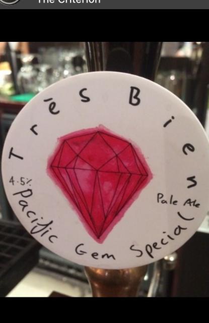 Pacific Gem Special Pale Ale 4.5%, Tres Bien Brewery, England