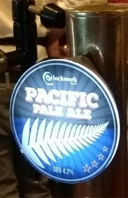 Pacific Pale Ale 4.2%, Clockwork Beer Co, Scotland