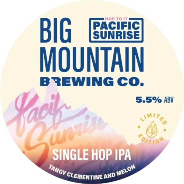 Hop To It - Pacific Sunrise 5.5%, Big Mountain Brewing Co., France