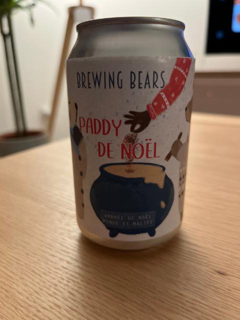 Paddy De Noël 5.0%, Brewing Bears, France