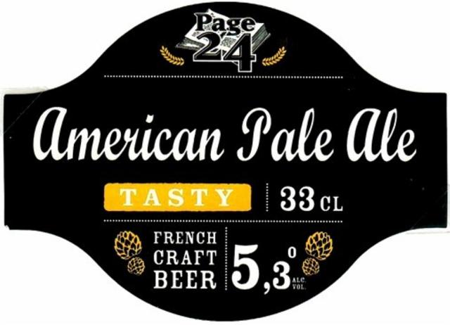 Page 24 American Pale Ale 5.3%, Brasserie Saint-Germain (Page 24), France